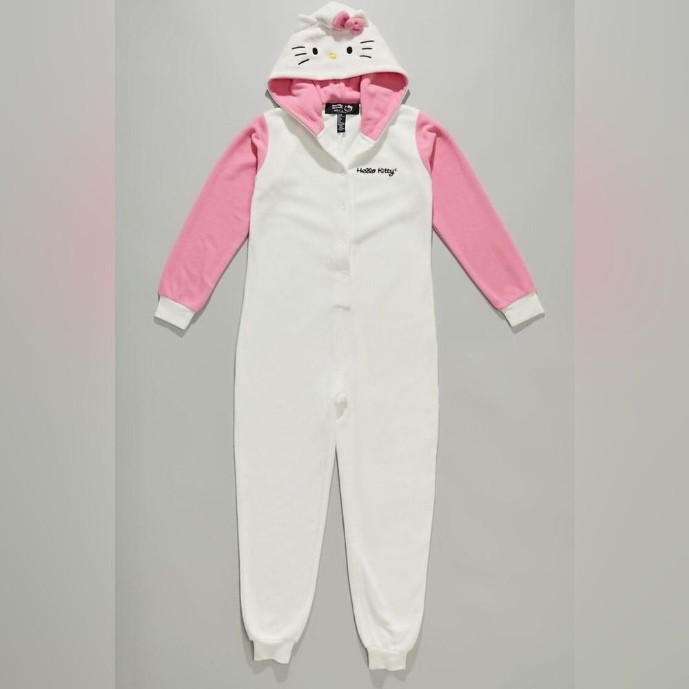 Hello Kitty Pink and White womens onesie